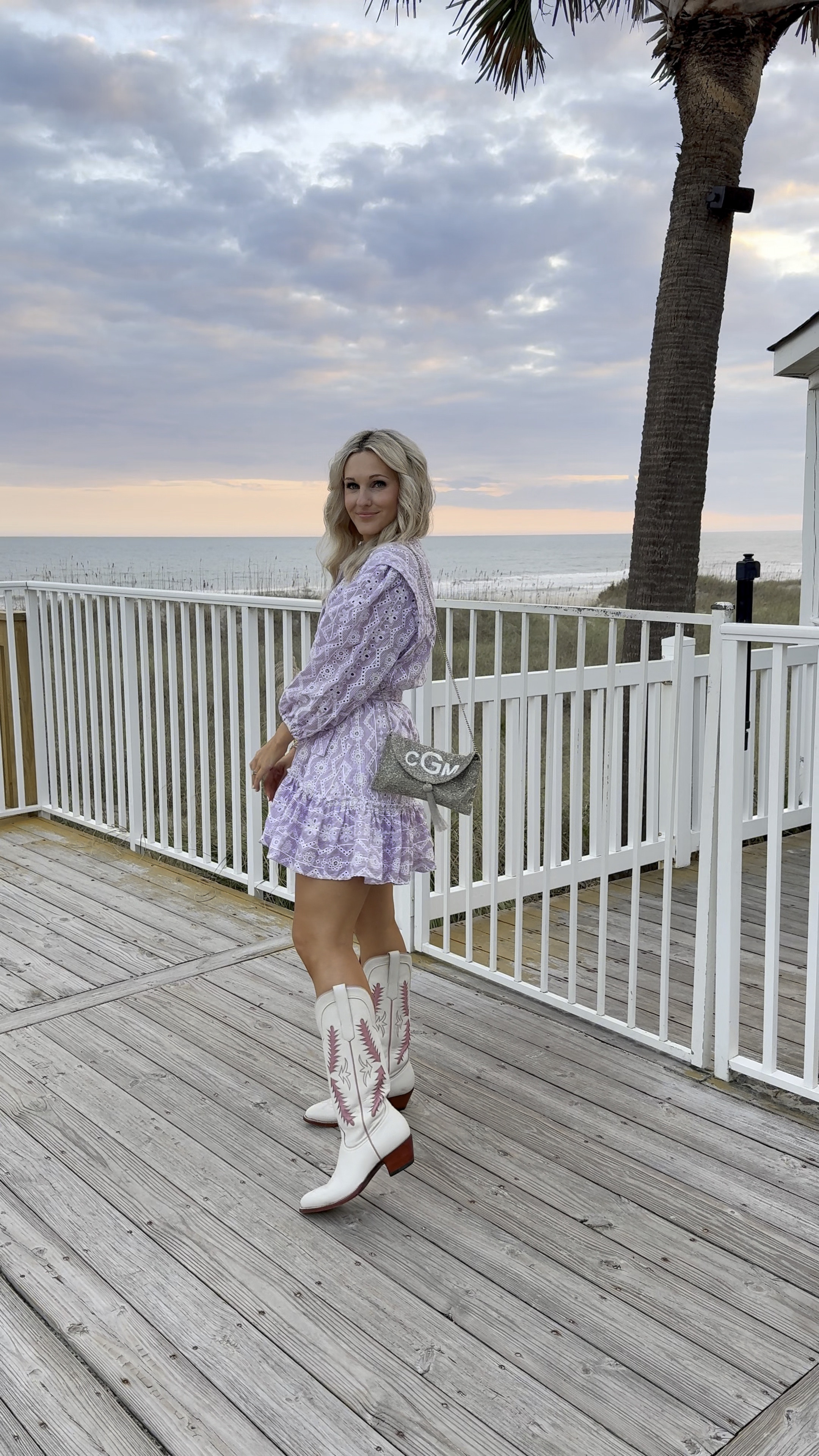 it’s itchy. don’t buy it unless you are desperate for a purple dress lol but also i didnt wash before wearing 
Wearing medium
Jmu Tailgating dress 
Long sleeve purple dress
Lavender dress
Petite paloma boots
Pink Cowboy boots
Fall dress
Christmas wish listt

#LTKFindsUnder100 #LTKParties #LTKFindsUnder50