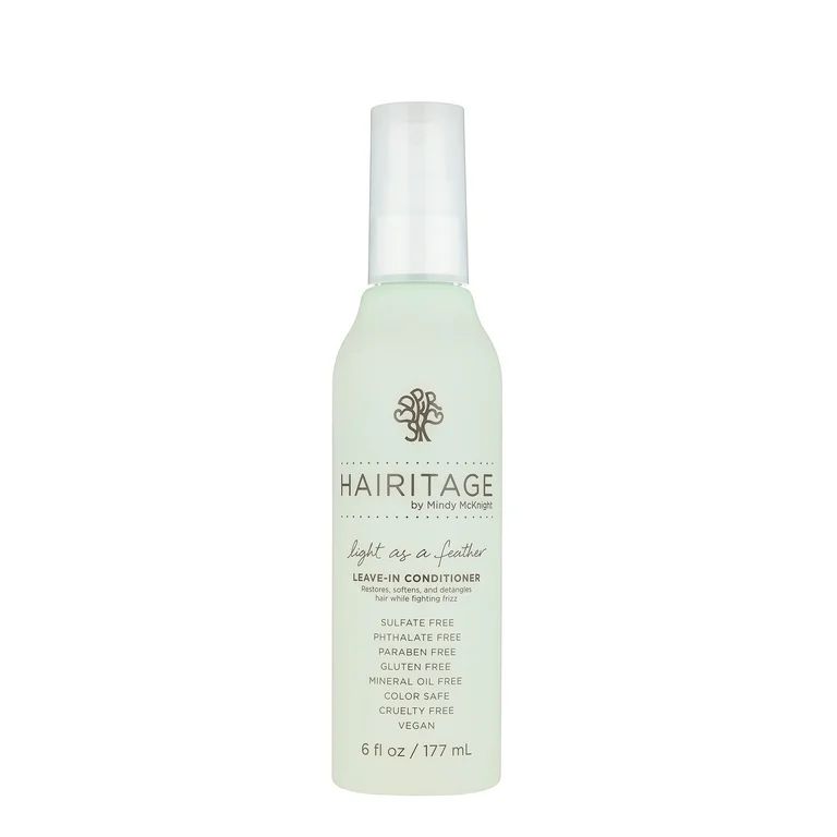 Hairitage Light as a Feather Detangling Leave-in Conditioner Spray, 6 fl oz | Walmart (US)