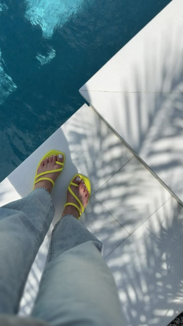 These sandals are the definition of a statement shoe. The bright pop of color instantly elevates even the simplest outfit, and they are surprisingly easy to style with denim, white dresses, and vacation looks all summer long.

Summer sandals, Colorful sandals, Vacation outfit ideas, Resort wear, Statement shoes, Summer fashion, Beach vacation style, Bright accessories, Trendy sandals, Designer inspired style, Warm weather outfits, Vacation packing essentials, Annabrstyle

#LTKootd #LTKSeasonal #LTKTravel