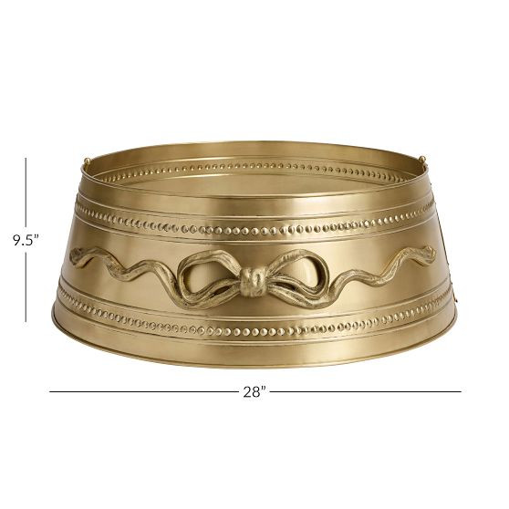 LoveShackFancy Bow Collar Tree Skirt | Pottery Barn Teen