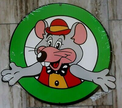 Chuck E Cheese's Sign - 16" Round Metal | eBay US