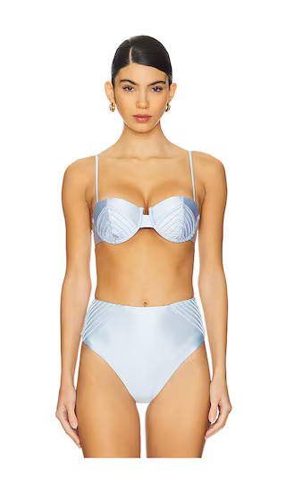 DEVON WINDSOR Bruna Top in Baby Blue. - size XS | Revolve Clothing (Global)