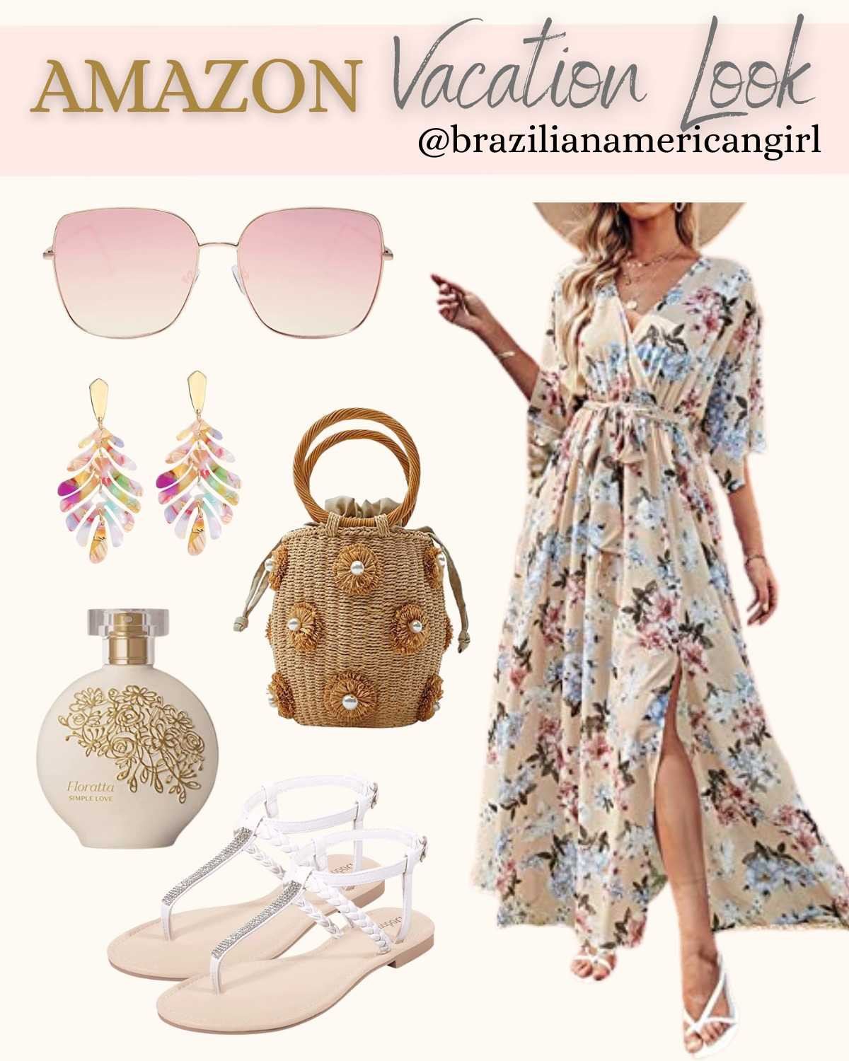 Vacation Outfits, Vacation Dress, Vacation Outfits Beach, Vacation Style, Vacation Looks, Vacation Amazon, Vacation Clothes, Amazon Finds, Amazon Fashion, Amazon Style#LTKSeasonal #LTKunder50 #LTKstyletip

