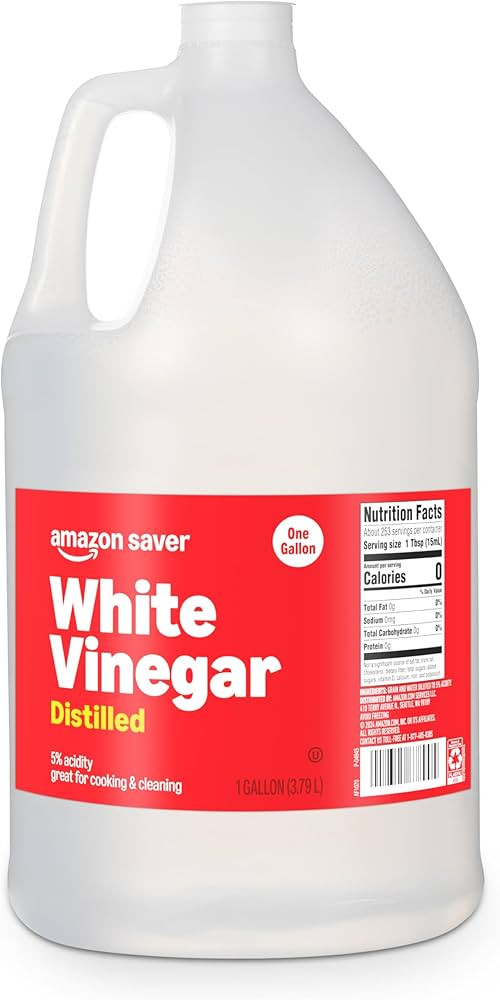 Amazon Saver, Distilled White Vinegar, Great for Cooking and Cleaning, 128 Fl Oz (Previously Happ... | Amazon (US)