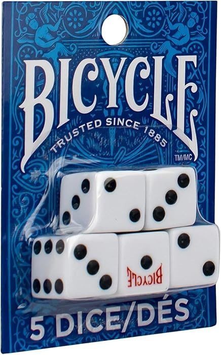 Bicycle 5 count dice | Amazon (US)
