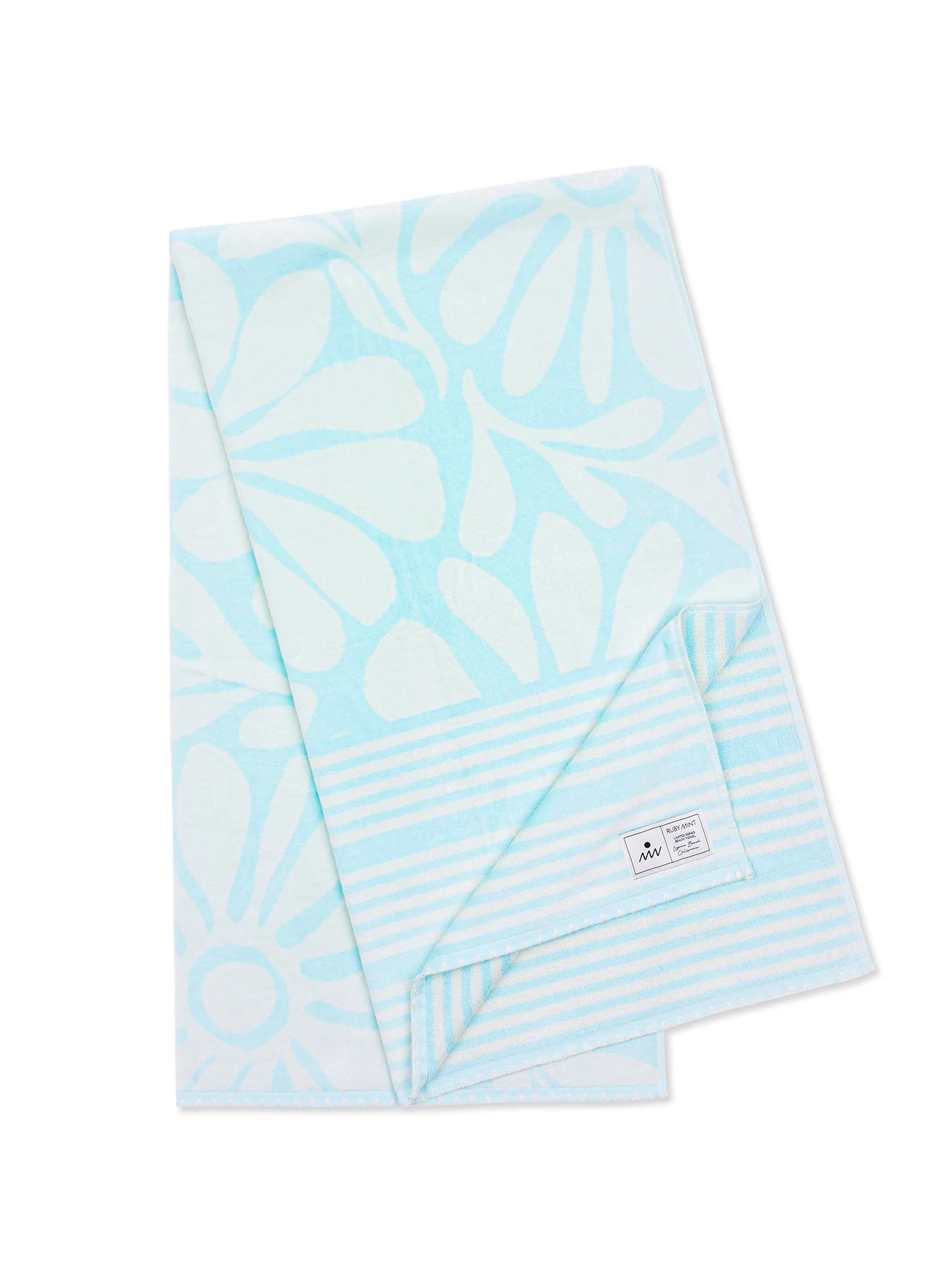 Ruby Mint Luxury Beach Towels - Rothschild | Ruby Mint