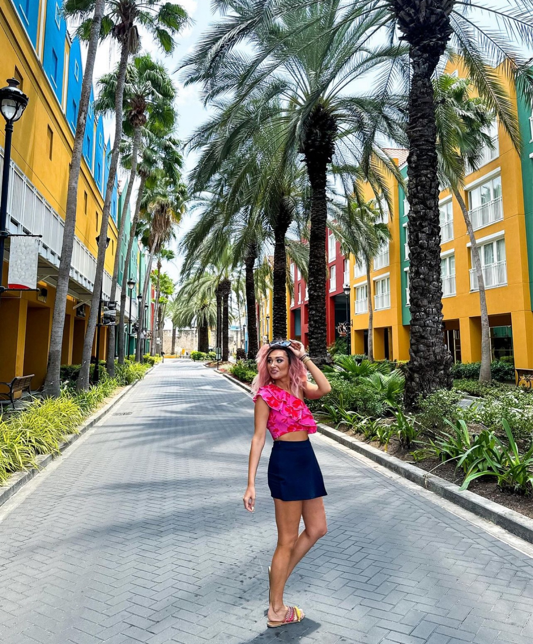 Featured this skort and my colorful floral top in a try on haul a few weeks ago, but not in this combo! Took a few of my 2 piece sets and mixed together pieces I loved for another fun, practical look while exploring! Both pieces are size small, super comfy and a great option if you’ll be traveling somewhere warm. I have this skort set in a few colors and it’s my favorite! Use code “nicollette115” on your whole order for an extra discount! 

#LTKtravel #LTKstyletip #LTKSpringSale