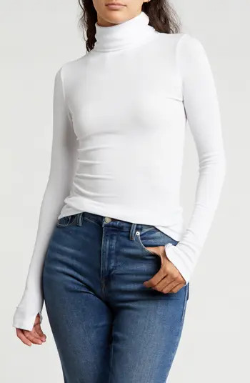 Ribbed Long Sleeve Turtleneck Top | Nordstrom Rack