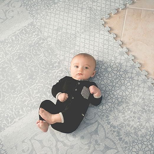 Little Nomad Foam Tile Baby Play Mat Puzzle Flooring Infant Roam Free Authentic 4 x 6 Soft Interl... | Amazon (US)