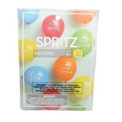 20ct Happy Birthday Printed Balloons - Spritz™ | Target