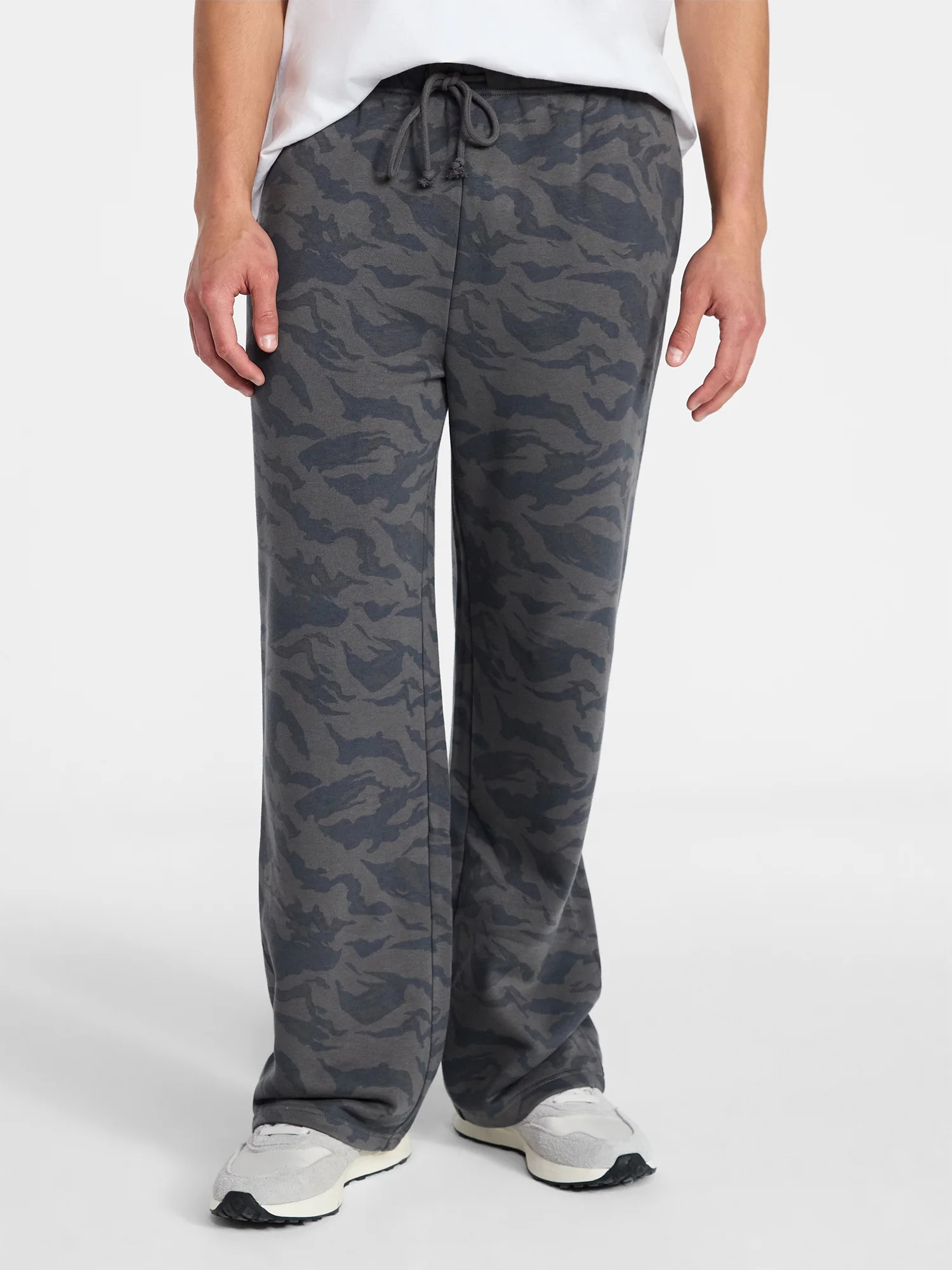 No Boundaries Soft Fleece Vintage Straight Sweatpants, Men's XS-5XL - Walmart.com | Walmart (US)