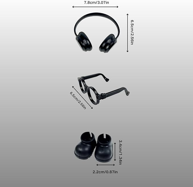 Accessory for 15cm/17cm Doll ((Doll Not Included)，Trendy Accessory Sets for Dolls ,Cute Accesso... | Amazon (US)