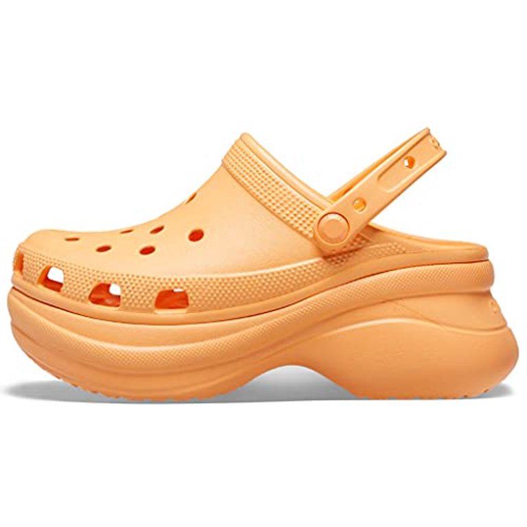 Crocs Women's Classic Bae Clog | Platform Shoes, Cantaloupe, 5 - Walmart.com | Walmart (US)