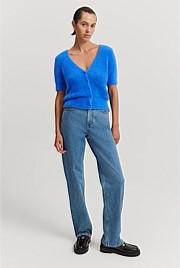 Fluffy V-Neck Knit | Country Road