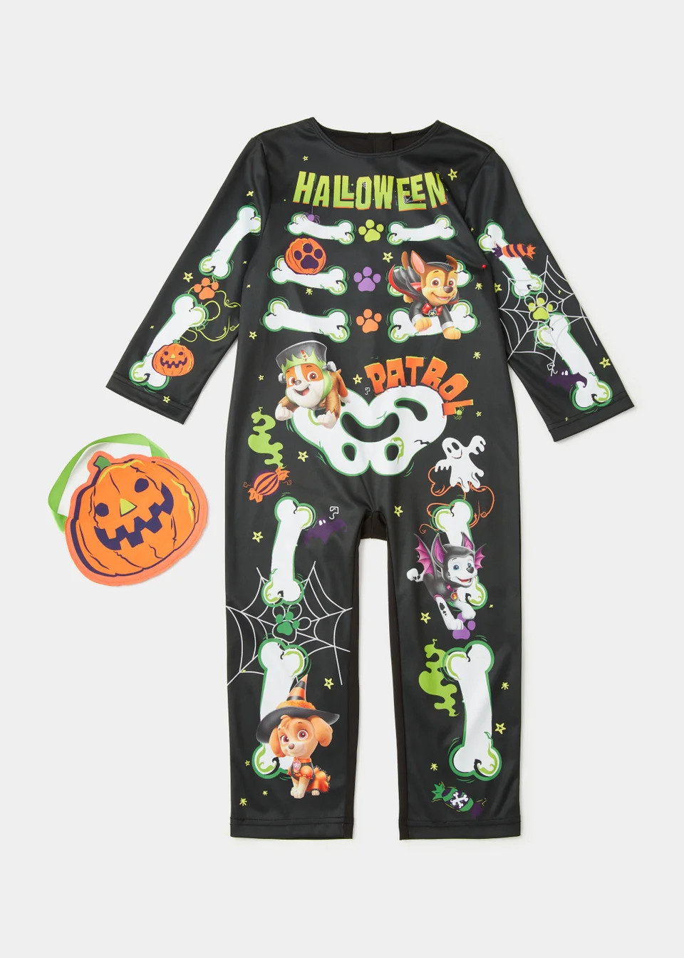 Kids Multicoloured Paw Patrol Skeleton Fancy Dress Costume (9mths-5yrs) | Matalan (UK)