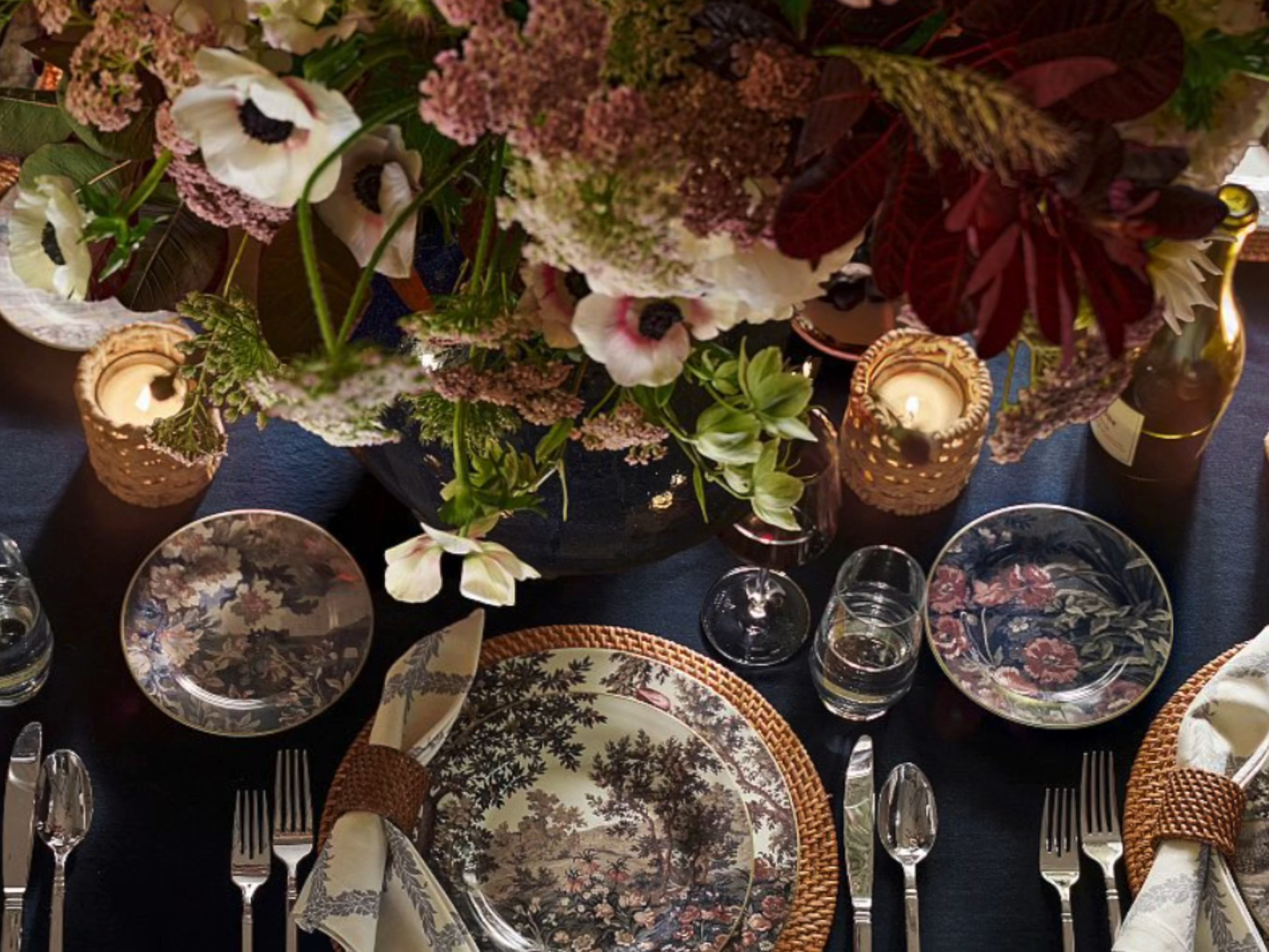 Fall entertaining begins with beautiful dishes! 🍂 This gorgeous stoneware features rich woodland scenes and warm autumn colors that make every place setting feel collected, elegant, and perfectly seasonal. Layer it with woven textures, crisp linens, and your favorite fall florals for a table your guests will remember. Shop the stoneware through the link! 🤎 

 #LTKSeasonal #LTKHome