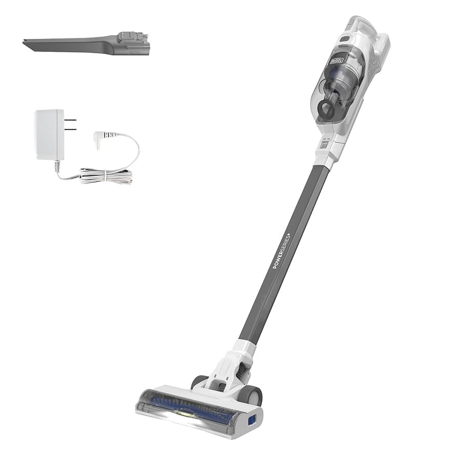 BLACK+DECKER POWERSERIES+ 16V MAX Cordless Stick Vacuum with LED Floor Lights, Lightweight, Multi... | Amazon (US)