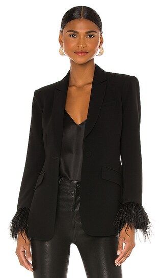 Cinq a Sept Feather Cheyenne Blazer in Black. Size 0. | Revolve Clothing (Global)
