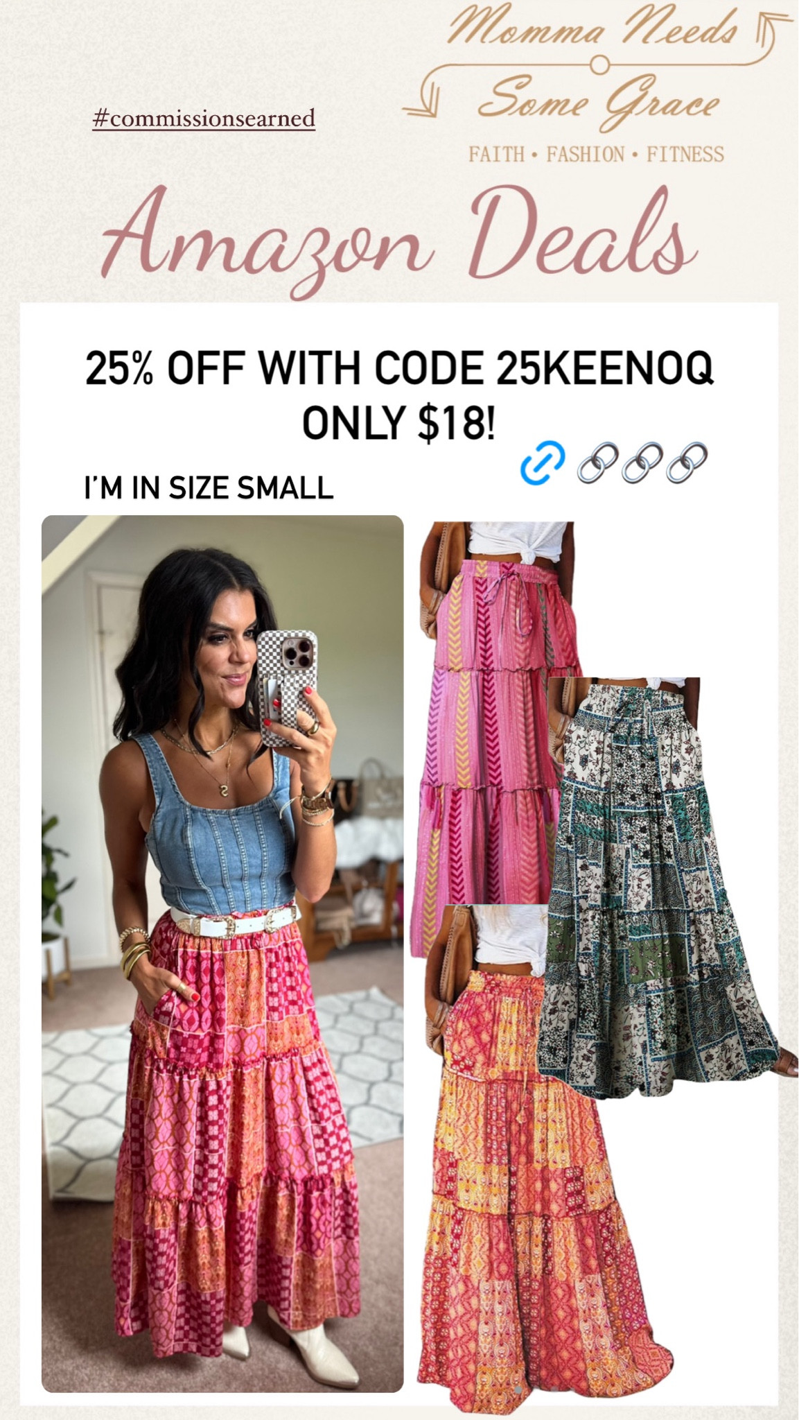 I this maxi skirt is so good! Promo ends 7/21! I’m wearing a size small!

#LTKFindsUnder50 #LTKSaleAlert #LTKSeasonal