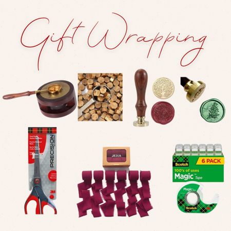 Everything I used for my gift wrapping this year. #giftwrapping 

#LTKGiftGuide #LTKHoliday #LTKSeasonal