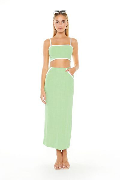 Cropped Cami & Maxi Skirt Set | Forever 21