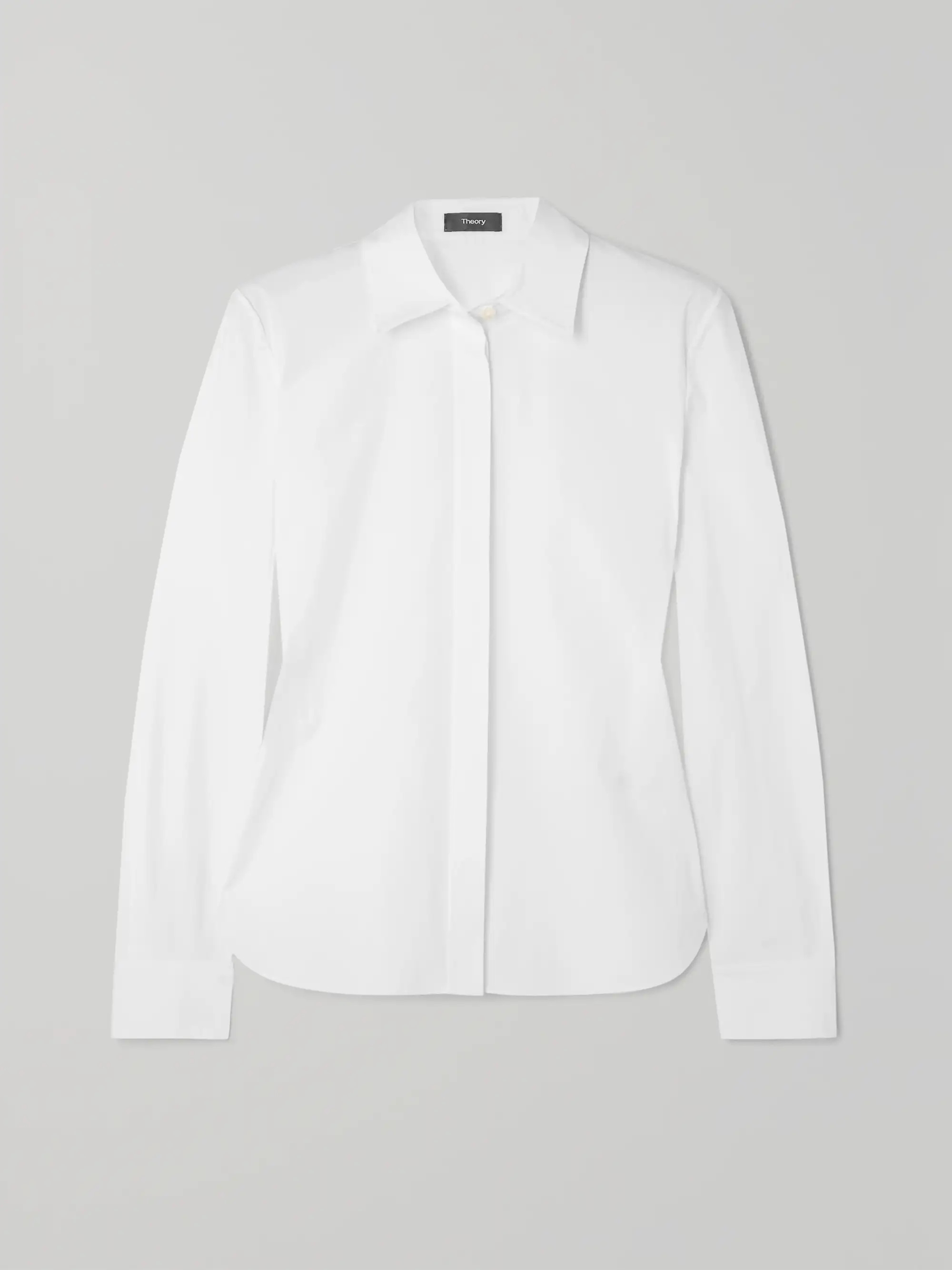 Cotton-blend shirt | NET-A-PORTER (UK & EU)