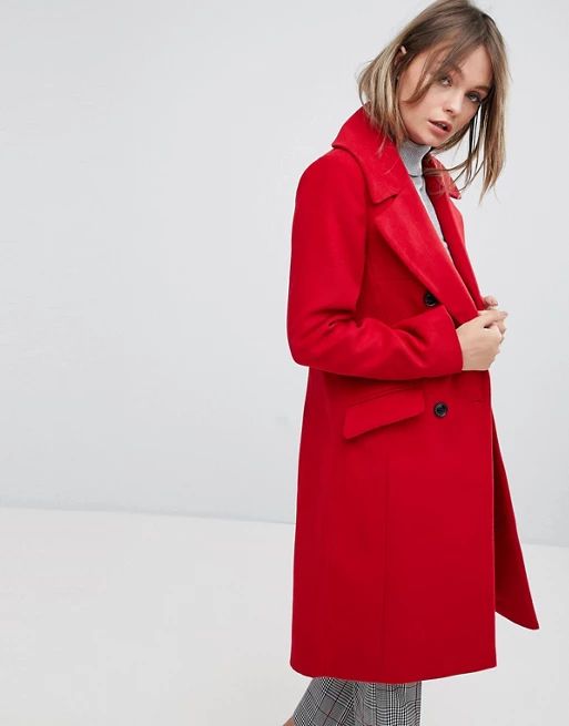 Oasis Tailored Double Breasted Coat | ASOS US