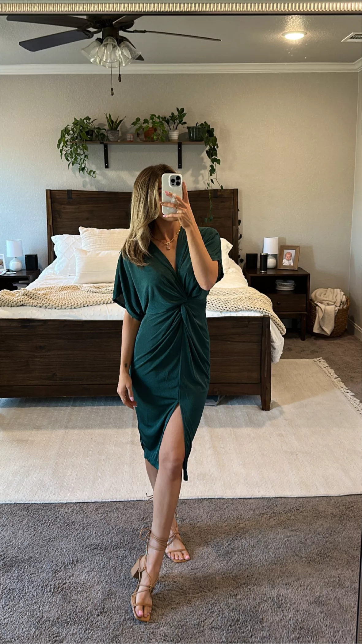 Sophisticated Hunter Green Dress