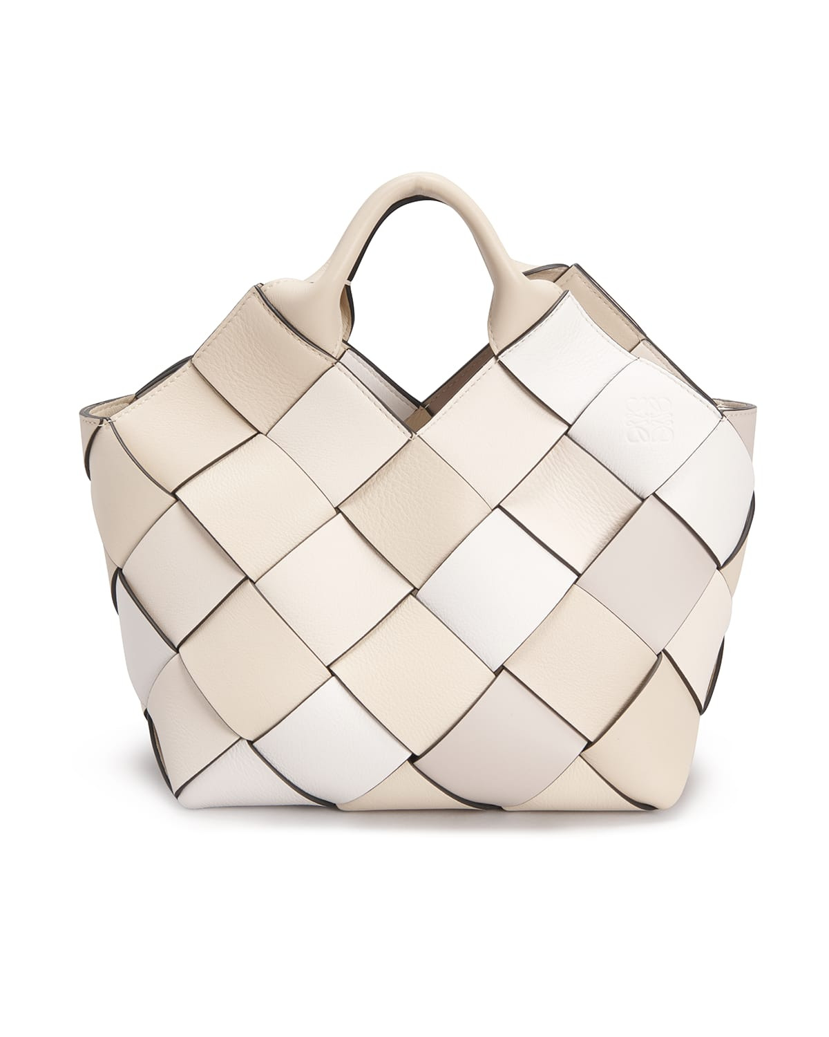 x Paula's Ibiza Small Woven Basket Leather Crossbody Bag | Neiman Marcus