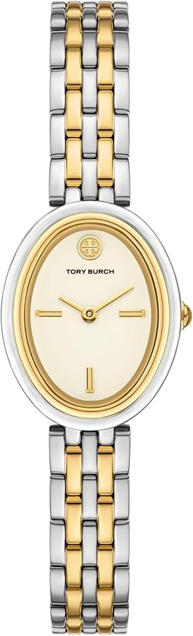 Tory Burch Women's Oval Stainless Steel Bracelet Watch | Amazon (US)