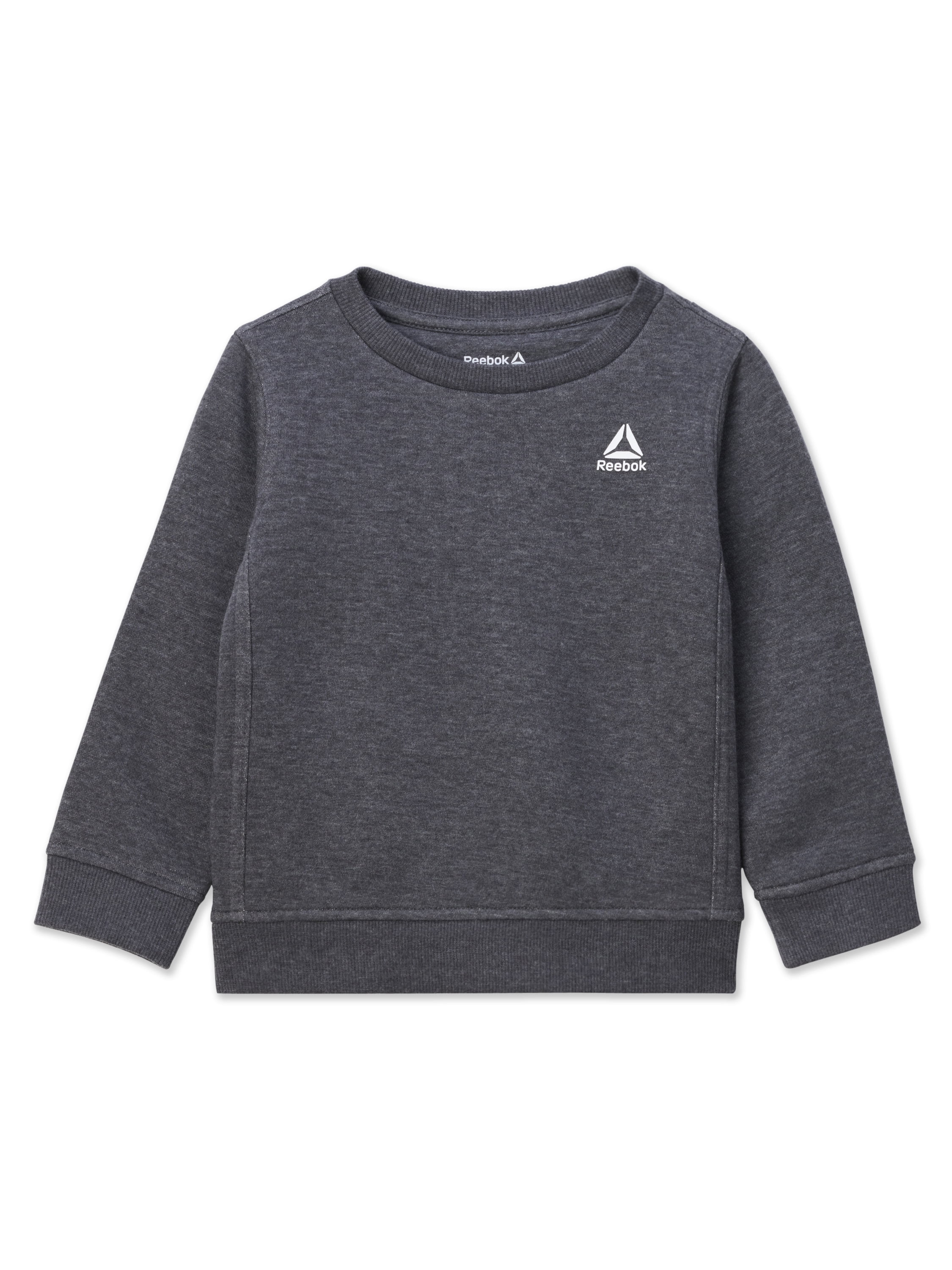 Reebok Toddler Boy Delta Fleece Crewneck Sweatshirt, Sizes 12M-5T | Walmart (US)