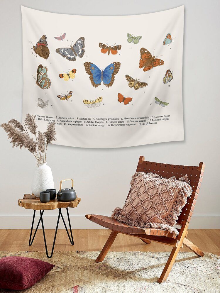 Butterfly Print Tapestry | SHEIN