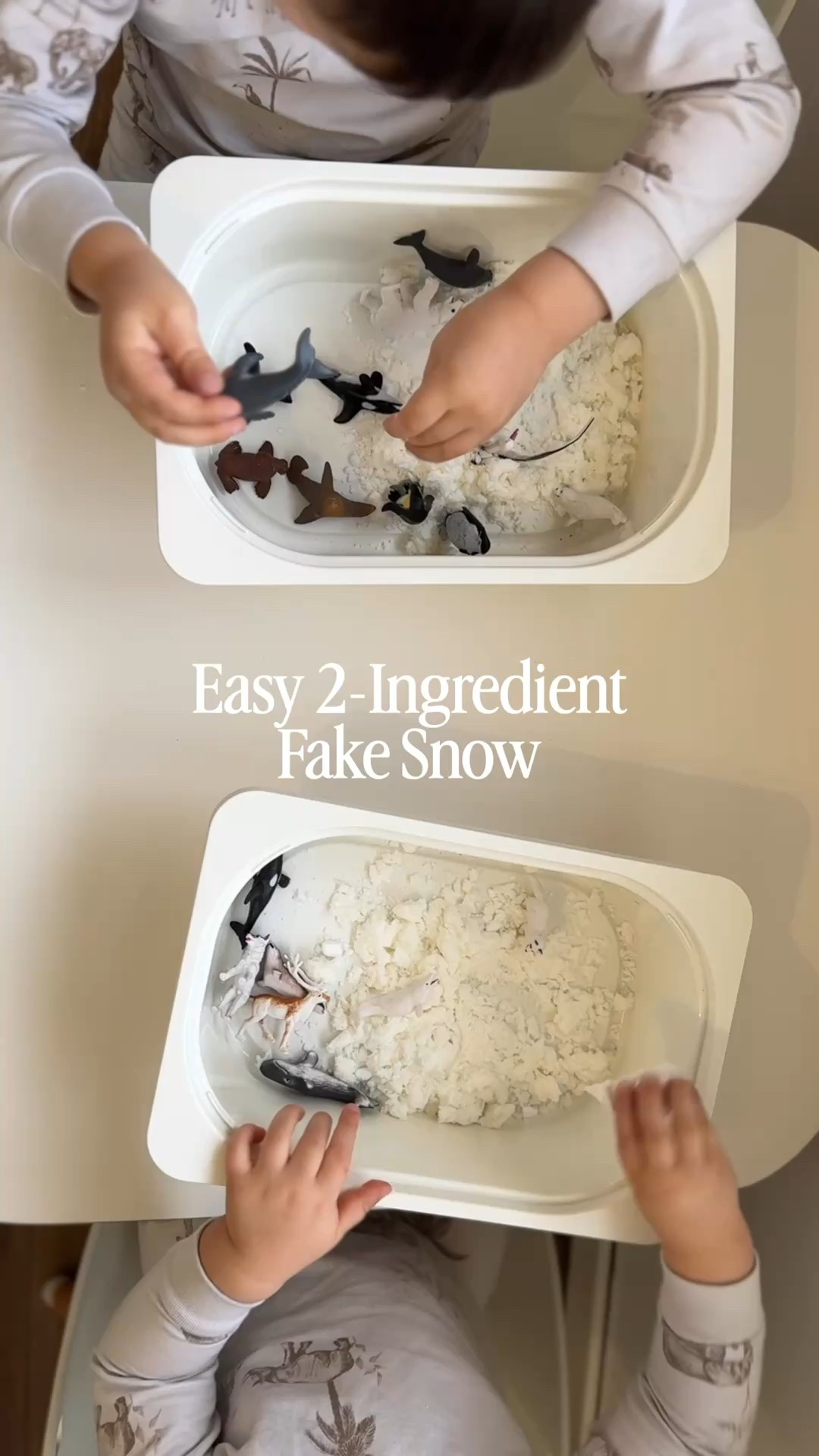 Winter sensory bin magic ❄️🤍

Sharing our cozy winter sensory bin + simple toddler crafts we’re loving this season! Think scooping, pouring, fine motor play, hands-on learning, and calm independent play — perfect for babies, toddlers, and preschoolers.

This winter activity setup is great for:
sensory play • Montessori inspired • homeschool preschool • tot school • fine motor skills • early learning • independent play • quiet time activities • indoor winter activities • toddler boredom busters • learning through play • open ended play • practical life skills • counting practice • sorting activities • winter theme unit • snow theme play • busy toddler ideas • stay at home mom ideas • simple kids activities • screen free play • developmental play • small world play • preschool at home • structured daily rhythm • seasonal homeschool

Perfect for 1 year olds, 2 year olds, 3 year olds, and 4 year olds 🤍

Save this for your winter activity rotation and follow for more cozy, beige, simple childhood inspiration ✨

#sensorybin #wintersensory #toddleractivities #preschoolactivities #montessoriathome #homeschoolmom #totalschool #learningthroughplay #fine motor #independentplay #winteractivitiesforkids #cozykidlife #beigemom #momlife #stayathomemom #earlylearning #toddlercrafts #preschoolcrafts #seasonalplay #quiettimeideas

#LTKKids #LTKstorytime #LTKmomlife