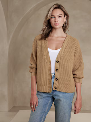 Chunky Cardigan | Banana Republic Factory
