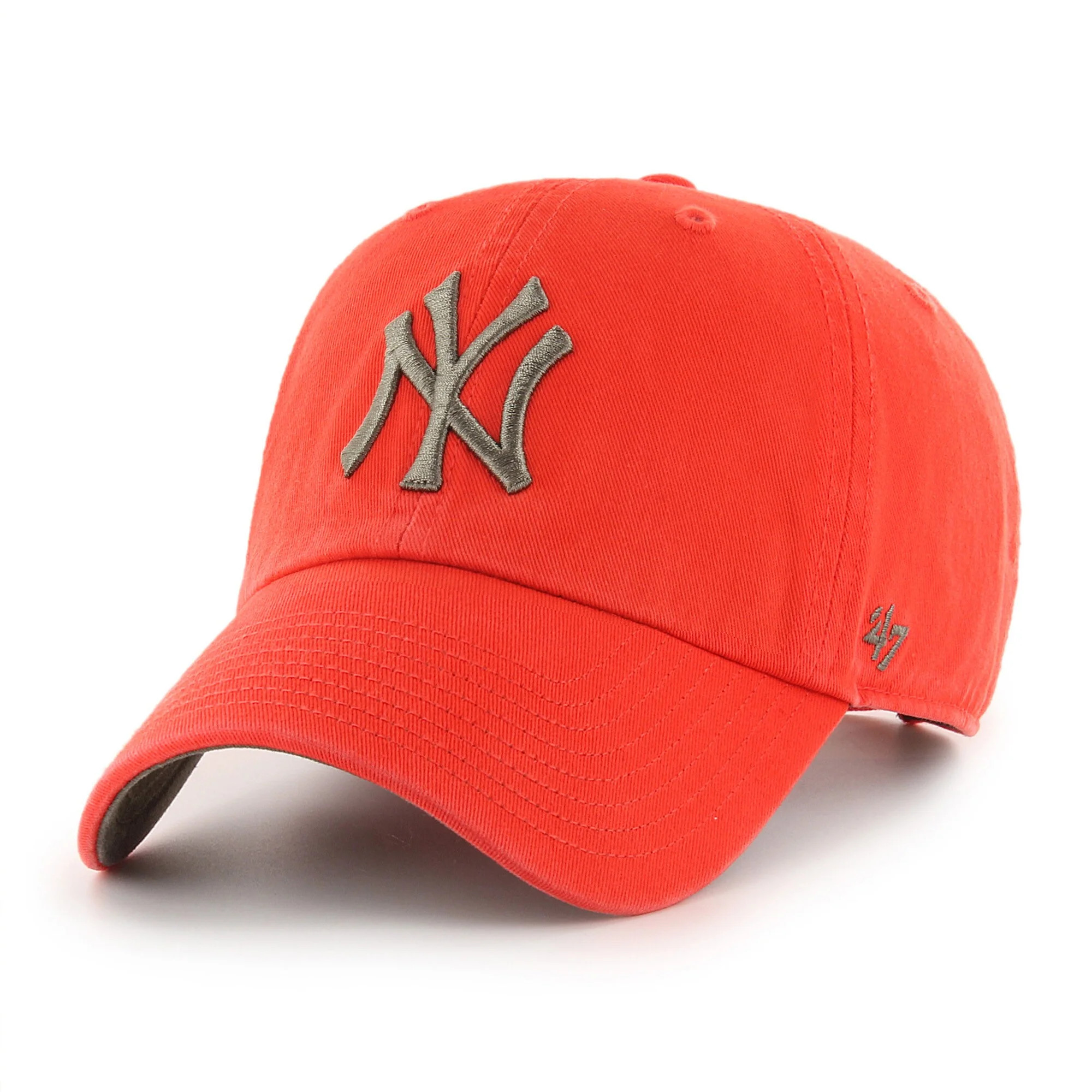Men's '47 Orange New York Yankees Ballpark Thunder Sandalwood Olive Undervisor Clean Up Adjustabl... | Walmart (US)