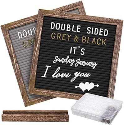 Gelibo Double Sided Letter Board with 750 Precut White & Gold Letters,Months & Days & Extra Cursi... | Amazon (CA)