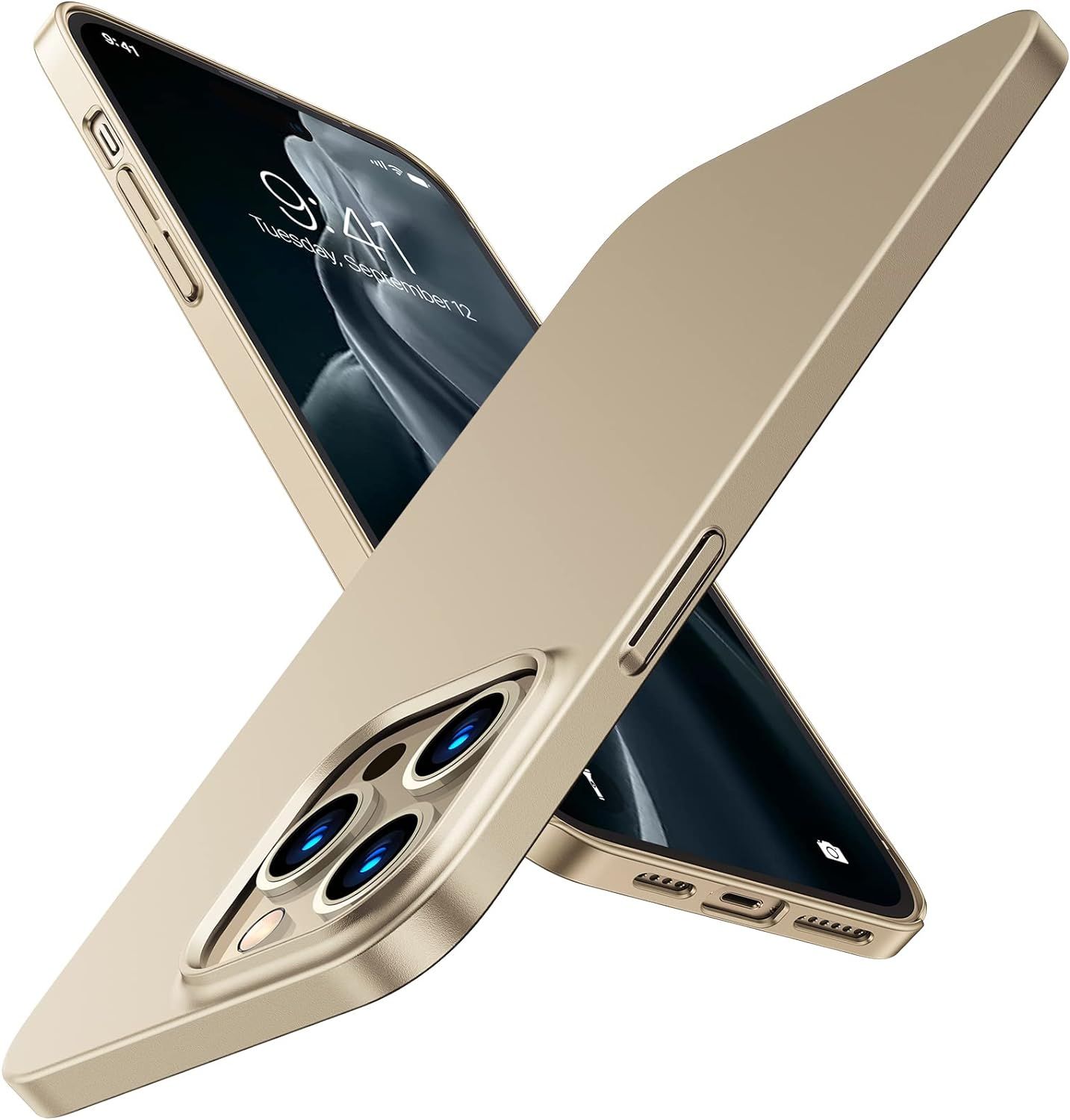 TORRAS Slim Fit Designed for iPhone 14 Pro Max Case 6.7 inch, Ultra-Thin 14 Pro Max Case 2022, Li... | Amazon (US)