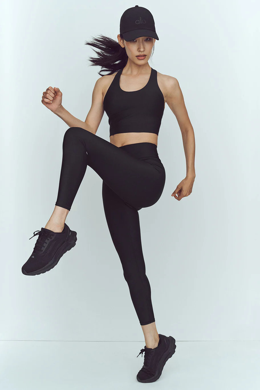 Alo YogaÂ® | Alo Runner in Black Shoes, Size: 5.5M in 7W | Alo Yoga