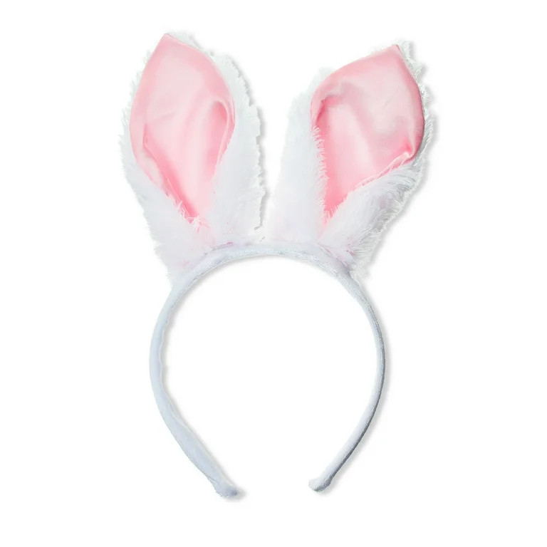 Easter White Bunny Ears Headband Party Hat, by Way To Celebrate | Walmart (US)