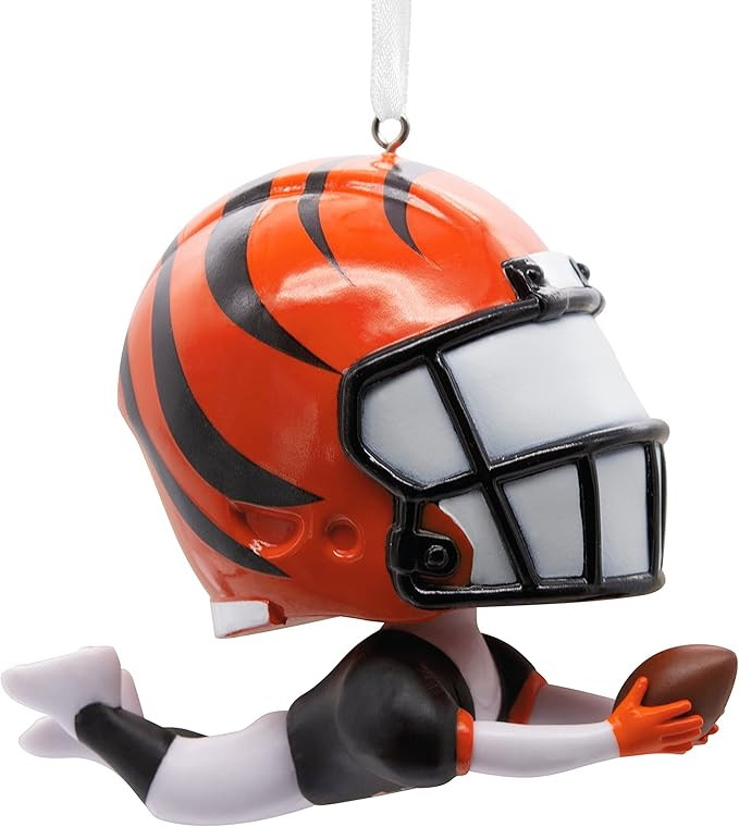 Hallmark NFL Cincinnati Bengals Bouncing Buddy Christmas Ornament | Amazon (US)