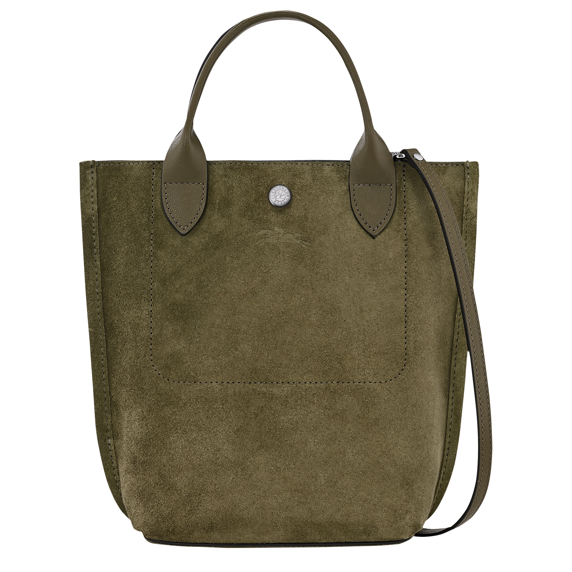 Cabas Longchamp XS Tote bag Khaki - Leather | Longchamp US | Longchamp