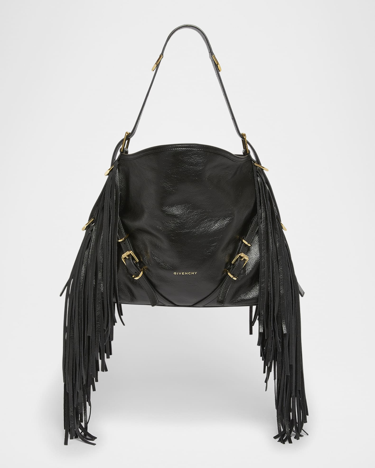 Voyou Medium Shoulder Bag in Fringe Leather | Neiman Marcus