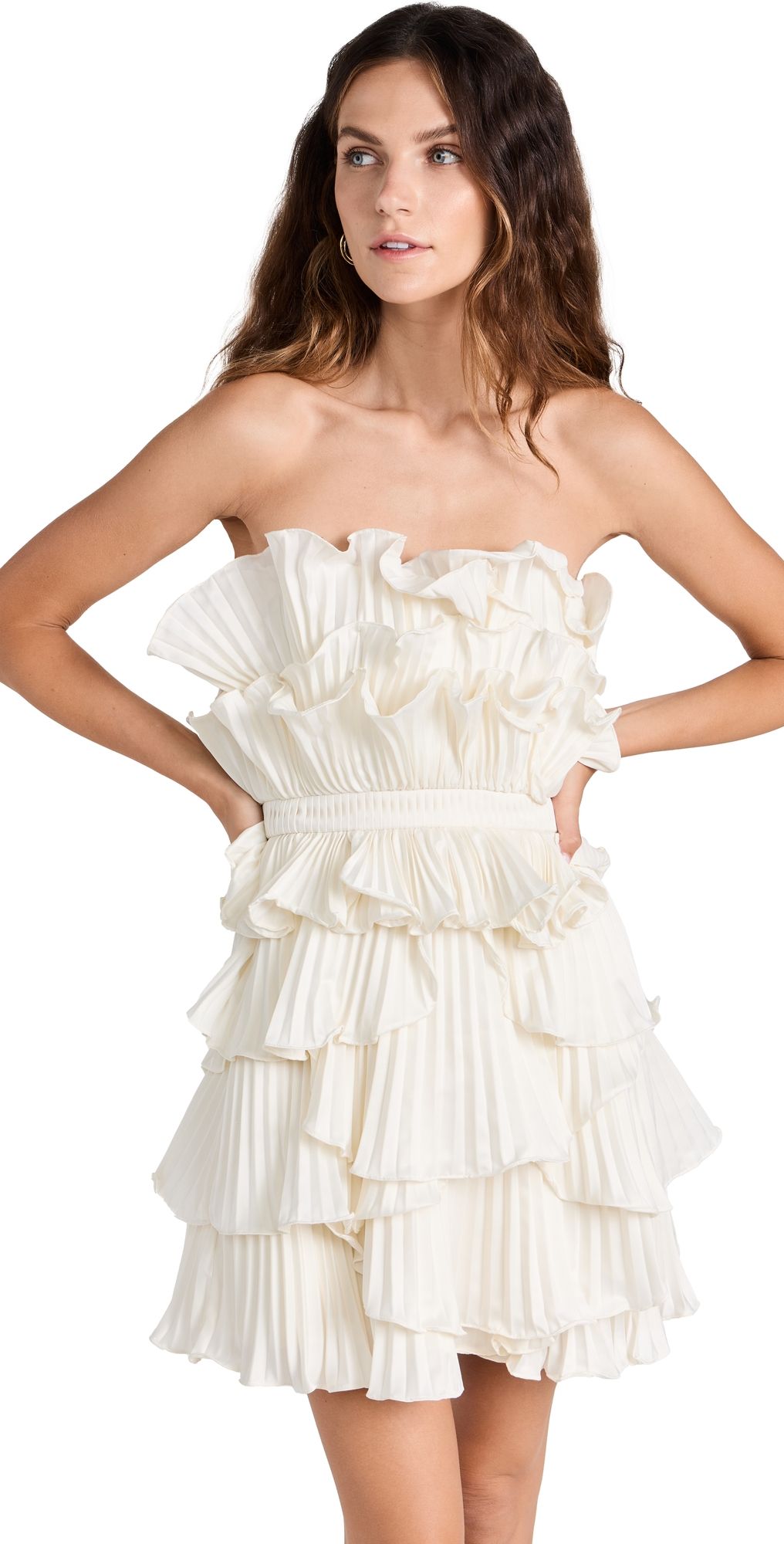 AMUR Reed Pleated Shell Dress | Shopbop