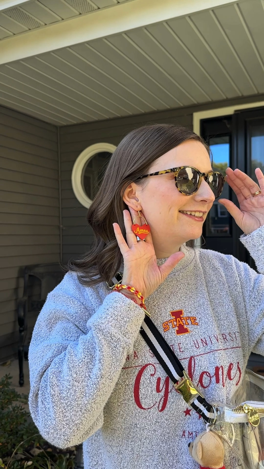 #ad Help me choose my look for the upcoming Iowa State vs KU football game featuring @nickelandsuede. Nickel and Suede earrings and jewelry are the perfect compliment to any game day look! I can’t wait to wear one of these looks to the game. Which look or earrings would you choose? LMK in the comments! You can shop these Iowa State accessories and a ton of other teams, yes even Kansas University, on the LTK app. Head to my LTK page to shop! + Get a free pair of mini basketball earrings with a purchase of $45+ through tonight 11/9! ❤️💛 #nickelandsuede 


#LTKFindsUnder100 #LTKFindsUnder50