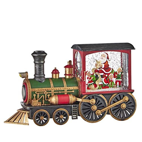 Raz Imports Holiday Water Lanterns 12.25" Santa'S List Musical Lighted Water Train - Premium Christmas Holiday Home Decor | Amazon (US)