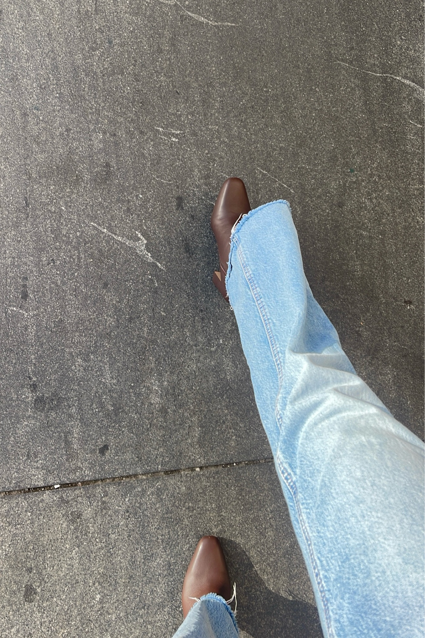 brown heeled ankle booties 🐻 🎧 🍯 ☁️ 