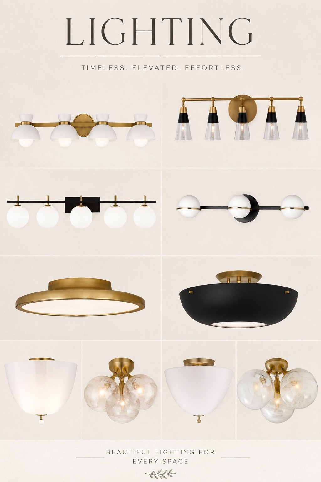 Timeless lighting for modern homes

#LTKHome