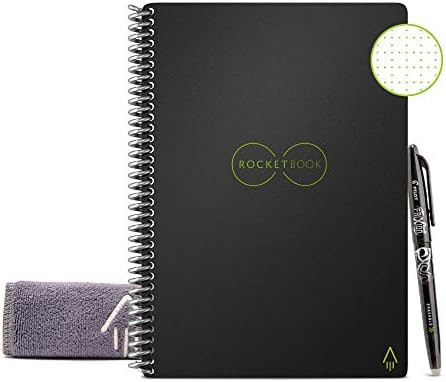 Rocketbook Smart Reusable Notebook - Dot-Grid Eco-Friendly Notebook with 1 Pilot Frixion Pen & 1 ... | Amazon (US)