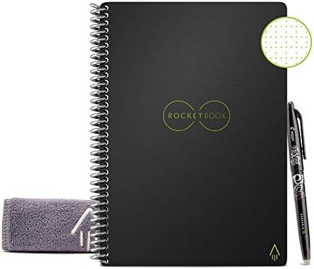 Rocketbook Smart Reusable Notebook - Dot-Grid Eco-Friendly Notebook with 1 Pilot Frixion Pen & 1 ... | Amazon (US)