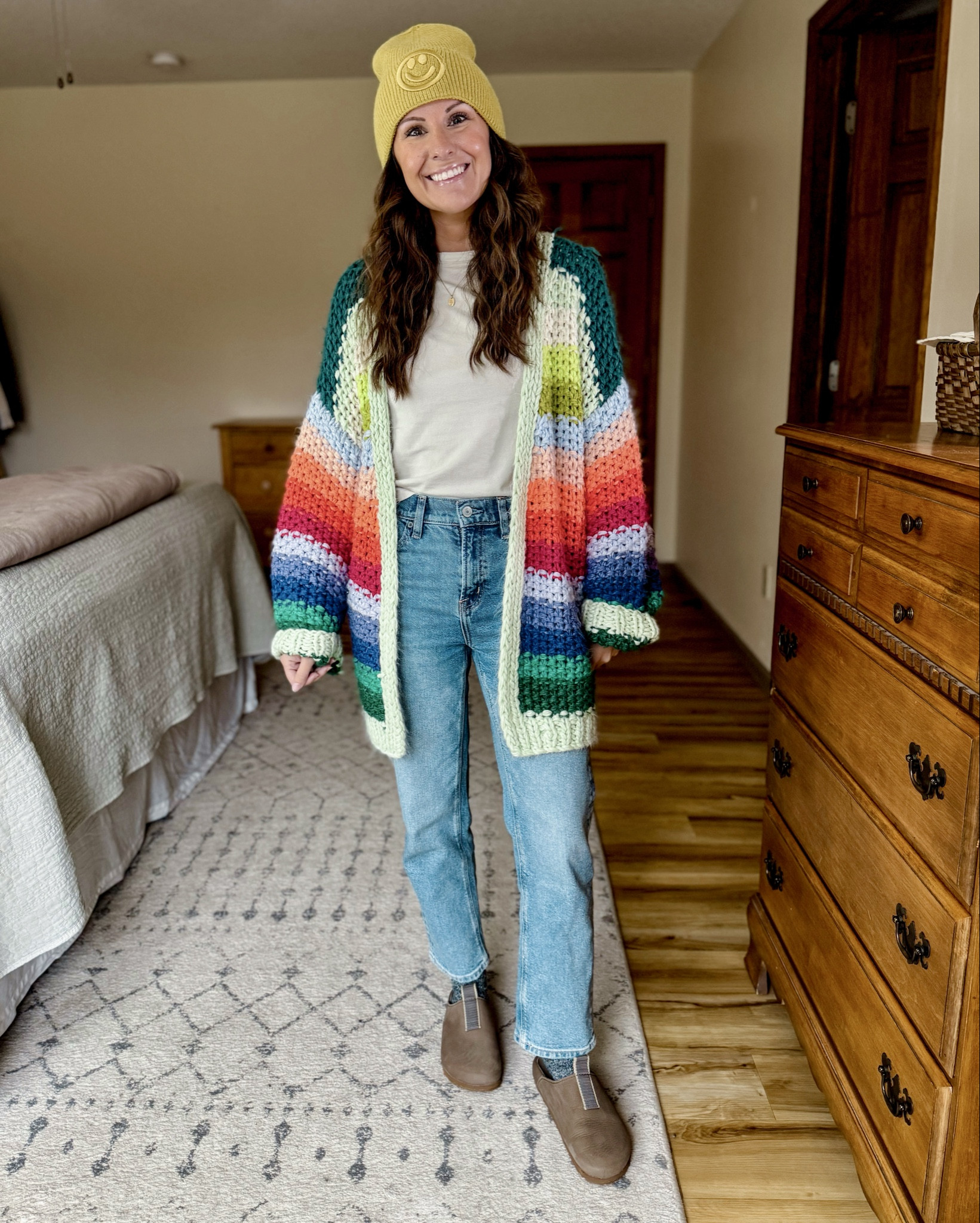 Wearing small in my tee, small in my cardigan, 00 short in my jeans, size 6 in my clogs. 

Use MARISSAWEARSANOUTFIT20 for $$ off from Three Bird Nest!


#LTKPetite #LTKootd #LTKSeasonal